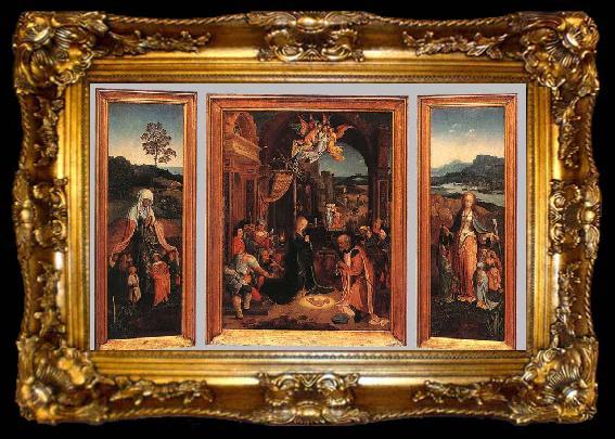 framed  BEER, Jan de Triptych, ta009-2